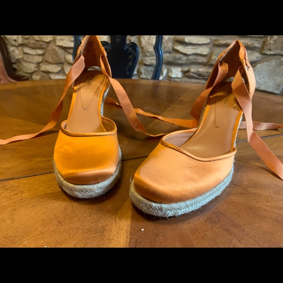 Nine West high wedge heels women size 7 1/2 - Picture 5 of 6